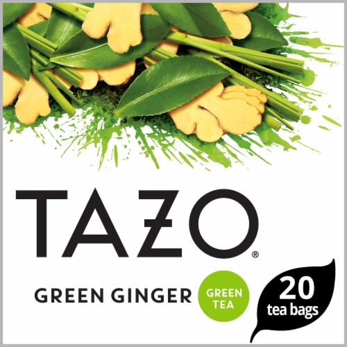 Tazo Green Ginger Tea Perspective: front
