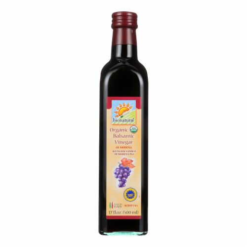 Bionaturae Organic Balsamic Vinegar Of Modena  - Case of 12 - 17 FZ Perspective: front