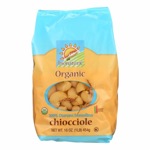 Bionaturae Pasta - Chiocciole - Case of 12 - 16 oz. Perspective: front