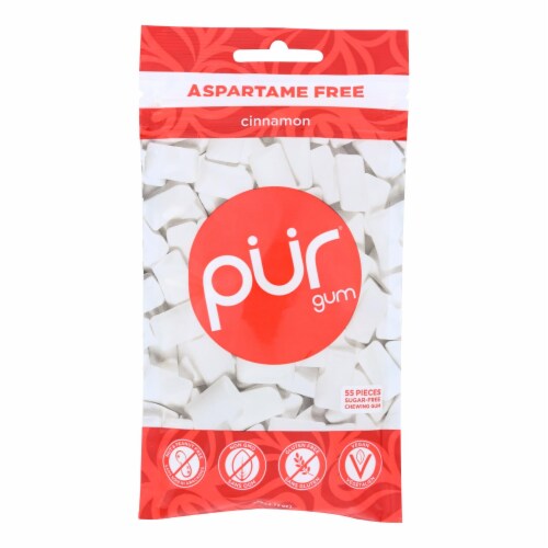 Pur Cinnamon Gum - Case of 12 - 2.72 OZ Perspective: front