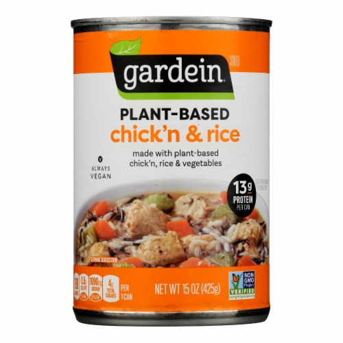 Gardein - Soup Chicken & Rice Plant-based - Case of 12-15 OZ Perspective: front