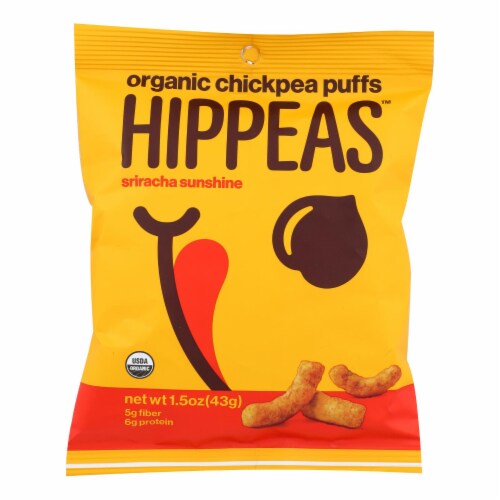 Hippeas Organic Sriracha Sunshine Chickpea Puffs Case Of 12 1 5 Oz Case Of 12 1 5 Oz Each Fred Meyer