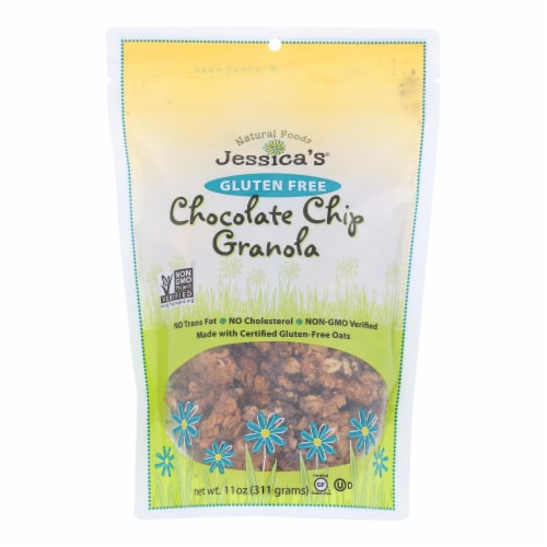 Jessica's Natural Foods Gluten Free Chocolate Chip Granola  - Case of 12 - 11 OZ Perspective: front