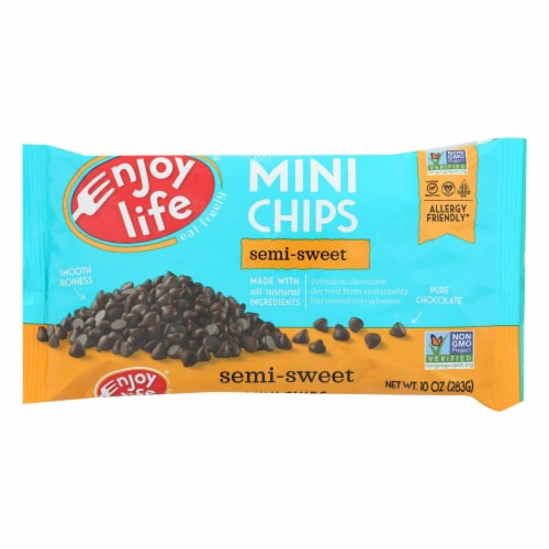 Enjoy Life Baking Chocolate Mini Chips Semi Sweet Gluten Free