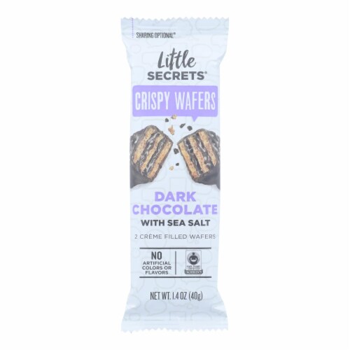 Little Secrets Crispy Wafer Dark Chocolate With Sea Salt Case of 12