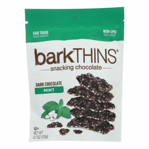 Bark Thins Snacking Dark Chocolate - Mint 4.7 oz. - Pack of 12 Perspective: front