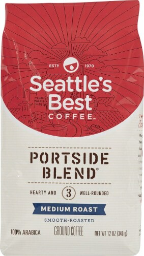 Seattle's Best Coffee  Ground Coffee  Medium Roast   Portside Blend Perspective: front