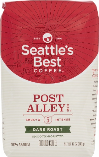 Seattle's Best Coffee  Ground Coffee  Dark Roast   Post Alley Blend Perspective: front