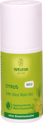 Weleda Citrus 24-Hour Roll-On Deodorant Perspective: front