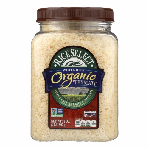 RiceSelect Organic Texmati Long Grain White Rice (4 Pack) Perspective: front
