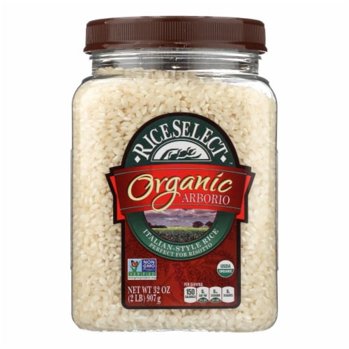 RiceSelect Organic Arborio Italian-Style Rice Case (4 Pack) Perspective: front