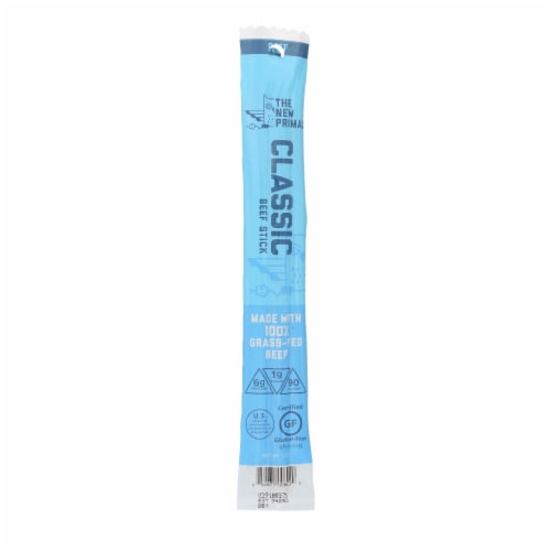 The New Primal Beef Stick - Case of 20 - 1 OZ Perspective: front