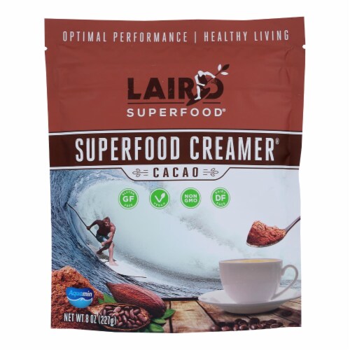 Laird Superfood - Superfood Creamr Cacao - Case of 6-8 OZ Perspective: front