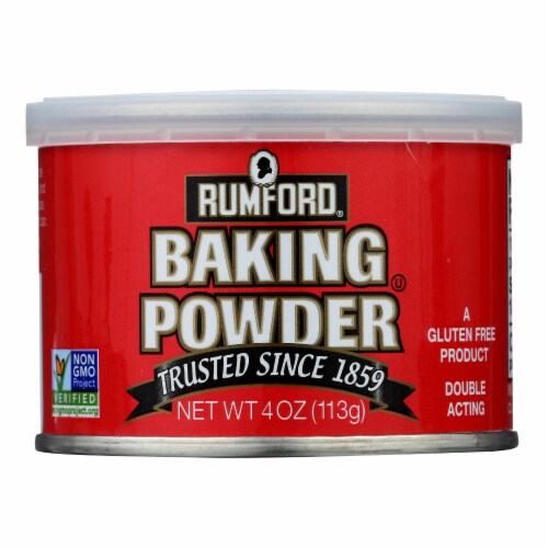 Rumford - Baking Powder - Aluminum-Free - Case of 24 - 4 oz. Perspective: front