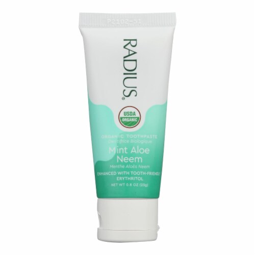 Radius - Tthpste Mint Neem Trl - Case of 24 - .8 OZ Perspective: front