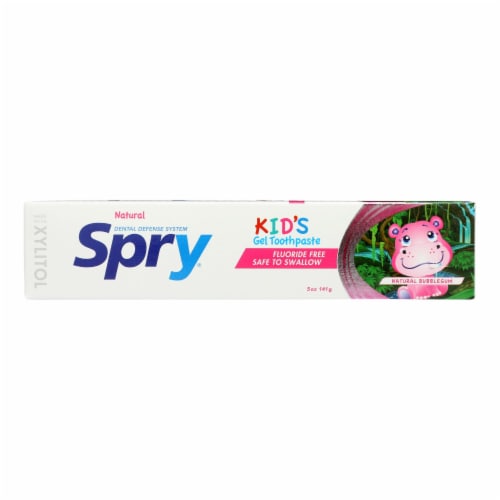 Spry - Tpaste Kids Bblgm Flrd Fr - 1 Each - 5 OZ Perspective: front