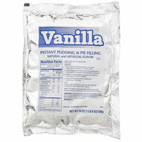 Chefs Companion Instant Vanilla Pudding Mix, 24 Ounce -- 12 per case. Perspective: front