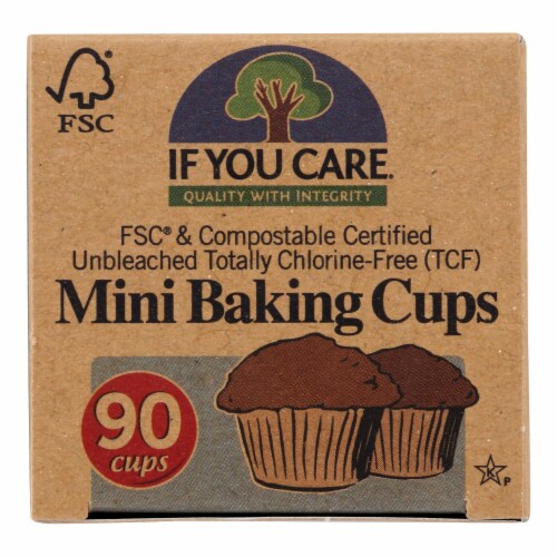 If You Care Baking Cups - Mini Cup - Case of 24 - 90 Count Perspective: front