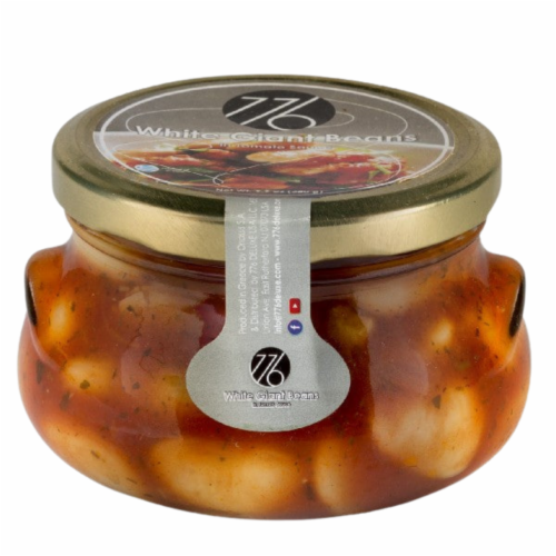 776 Deluxe White Giant Beans in Tomato Sauce Perspective: front
