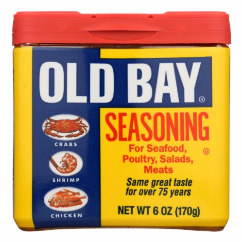 Old Bay - Seasoning - Original - Case of 8 - 6 oz Perspective: front