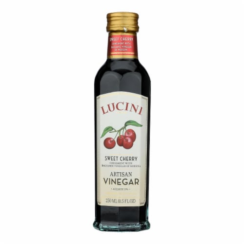 Lucini Italia Dark Cherry Balsamico Artisan Vinegar 8.5oz Perspective: front