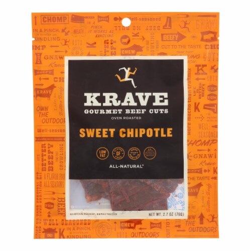 Krave Beef Jerky - Sweet Chipotle - Case of 8 - 2.7 oz., Case of 8 - 2.7 OZ  each - Harris Teeter
