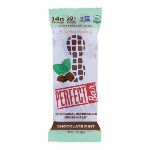 Perfect Bar - Bar Chocolate Mint 2.3 OZ - Pack of 8 Perspective: front