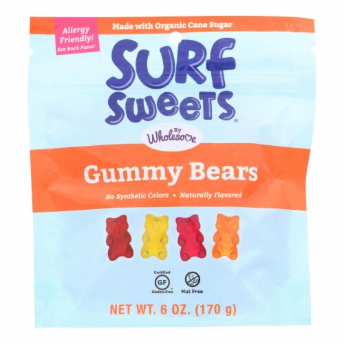 Surf Sweets - Gummy Bears - Case of 8-6 OZ Perspective: front