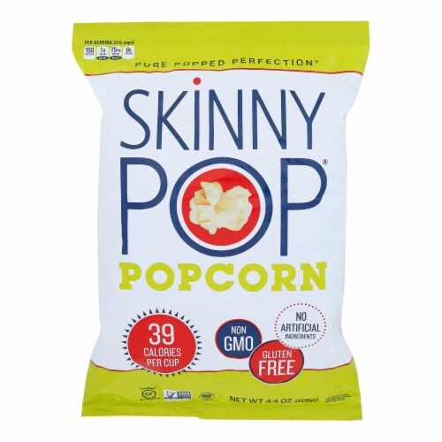 Skinny Pop Popcorn - Original - Case of 12 - 4.4 oz. Perspective: front