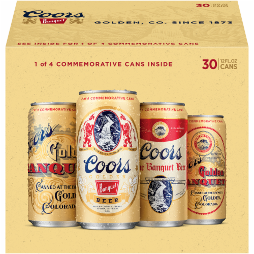 Coors Banquet Beer Perspective: left