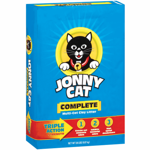 Jonny Cat Complete Triple Action Strength Cat Litter Perspective: left