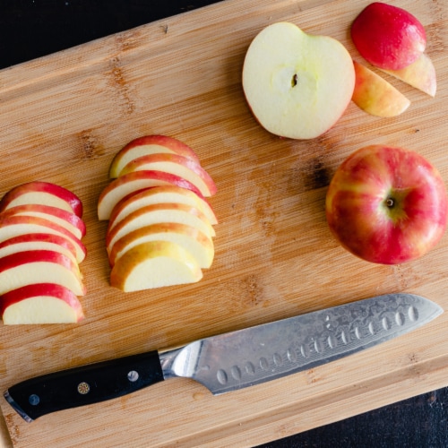 Organic Large Honeycrisp Apple - Each Perspective: left