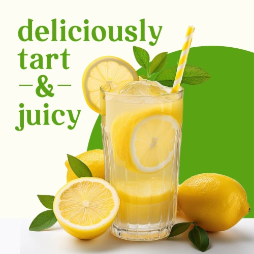 Fresh Organic Lemon - Each Perspective: left