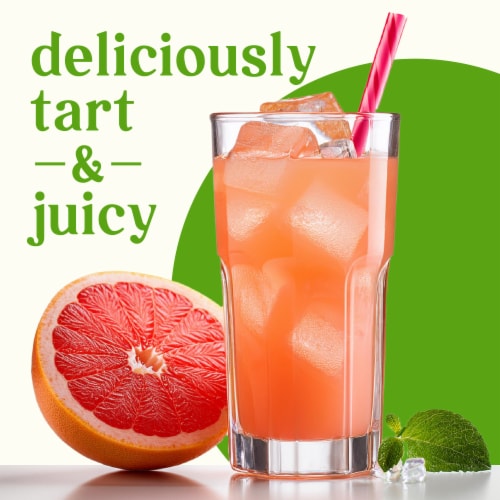 Fresh Large Organic Red Pink Grapefruit - Each Perspective: left