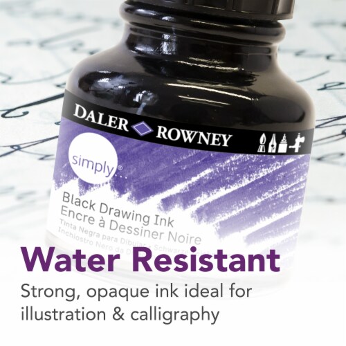 Daler-Rowney Simply® India Ink - Black Perspective: left
