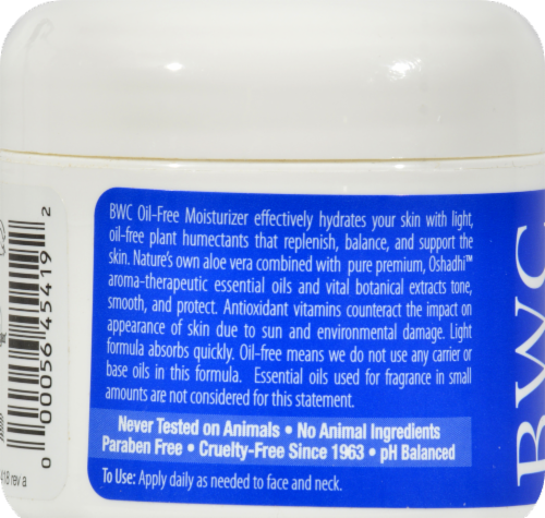 BWC Oil-Free Moisturizer Perspective: left