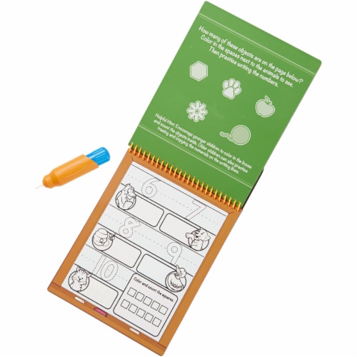 Melissa & Doug® Water Wow! Number-Reveal Coloring Pad Perspective: left