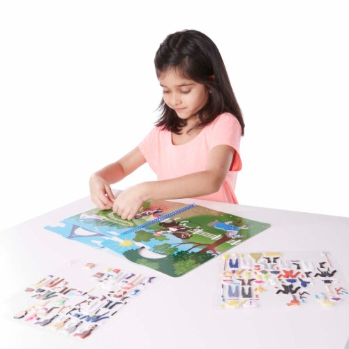 Melissa & Doug® Riding Club Puffy Sticker Activity Book Perspective: left