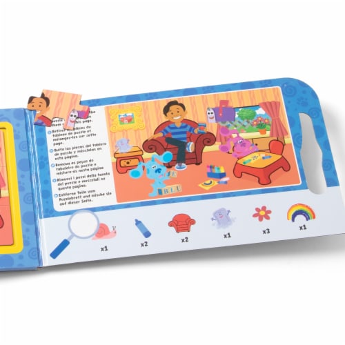 Melissa & Doug® Blue's Clues Magnetic Puzzle Perspective: left
