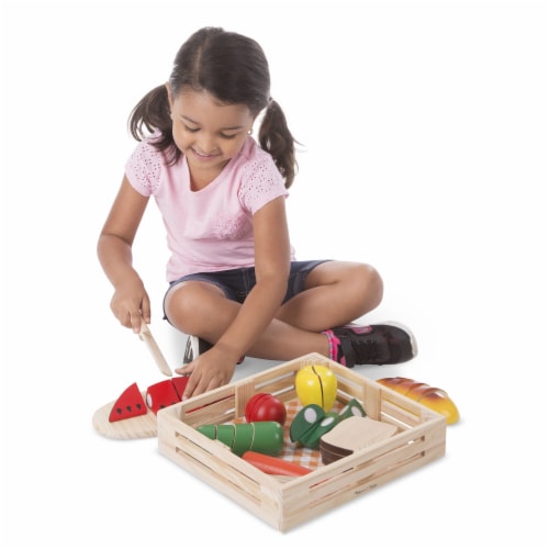 Melissa & Doug® Cutting Food Perspective: left