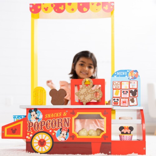 Melissa & Doug® Disney Snacks & Popcorn Wooden Food Counter Perspective: left