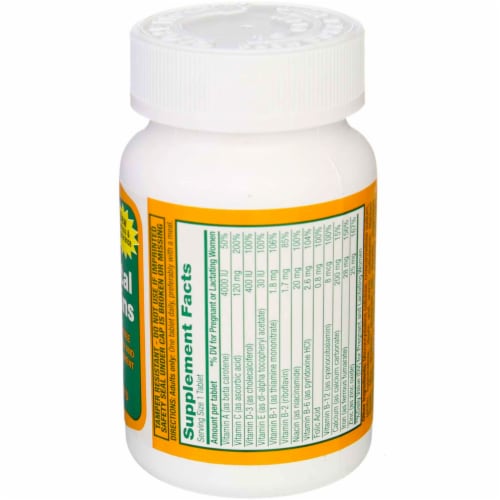 Rugby Prenatal Vitamins Tablets, 100 Ct Perspective: left