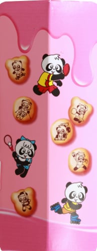 Meiji Hello Panda Strawberry Candy Perspective: left