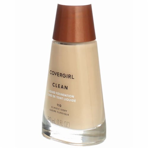 CoverGirl Clean 110 Classic Ivory Normal Skin Foundation Perspective: left