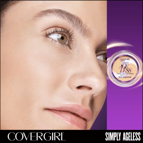 CoverGirl + Olay Simply Ageless Foundation Powder - 235 Medium Light Perspective: left