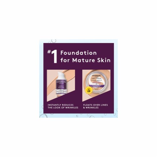 CoverGirl + Olay Simply Ageless 3-in-1 Liquid Foundation -  205 Ivory Perspective: left