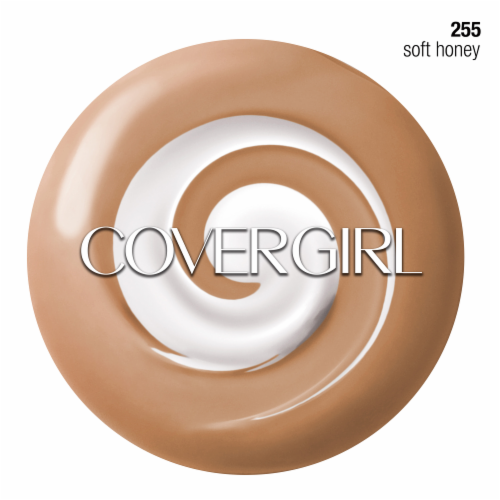 CoverGirl + Olay Simply Ageless 3-in-1 Liquid Foundation Soft Honey 255 Perspective: left