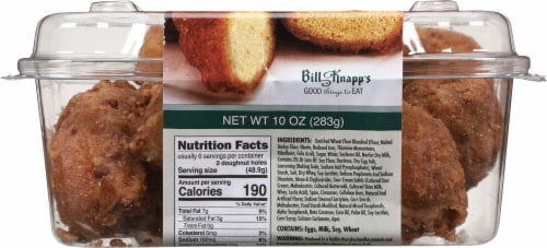 Bill Knapp's Cinnamon Sugar Doughnut Holes Perspective: left