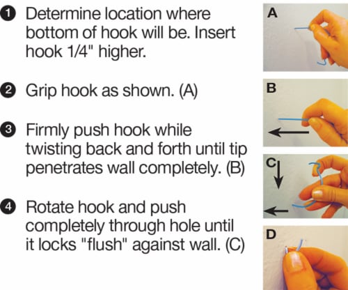 Hillman Monkey Hook Hangers Perspective: left