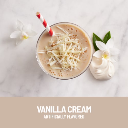 SlimFast High Protein Vanilla Cream Meal Replacement Shake Perspective: left